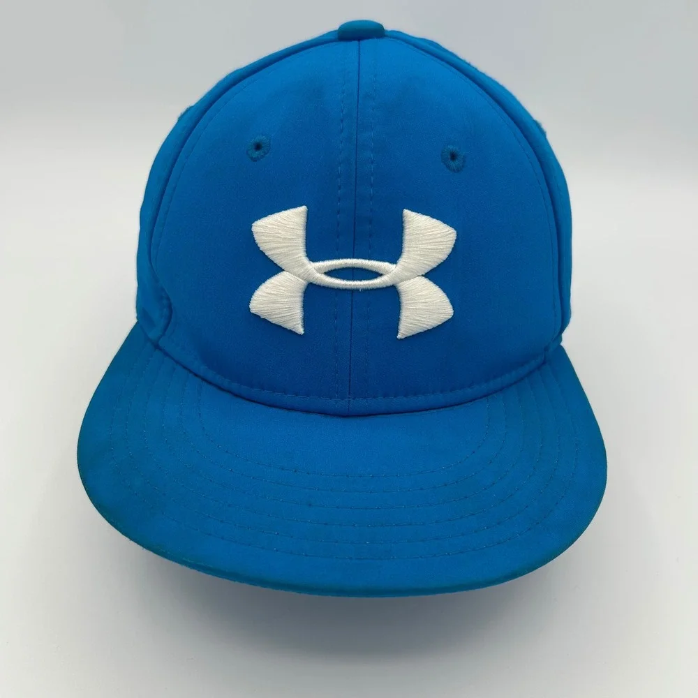Under Armour Hat Baseball Cap Youth S/M Blue Sportswear Athletic